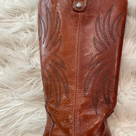 Cowgirl Tall Brown Boots - Size 37 - Picture 7 of 7